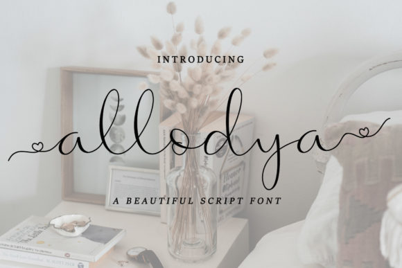 Allodya: Where Delicate Handwriting Meets Modern Design Versatility
