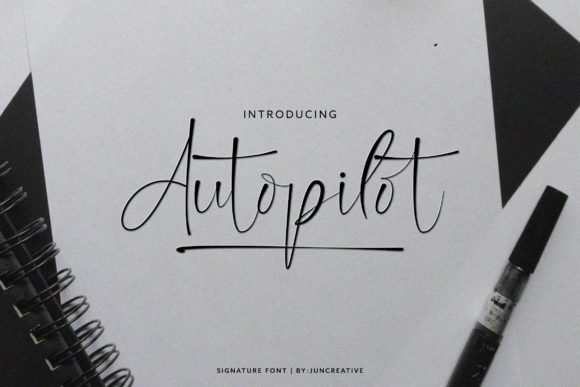 Autopilot: A Handwritten Font That Balances Elegance With Everyday Usability