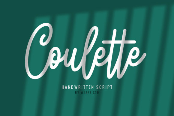Coulette: The Flowing Handwritten Font with Timeless Elegance