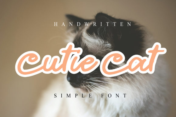 Cutie Cat: The Flowing Handwritten Font with Elegant Charm