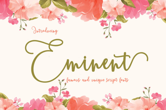Eminent: A Handwritten Font That Blends Elegance with Ease