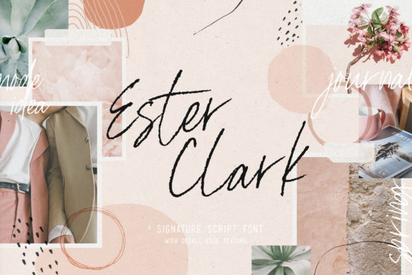Ester Clark: Evaluating a Vintage Handwritten Font for Your Design Projects