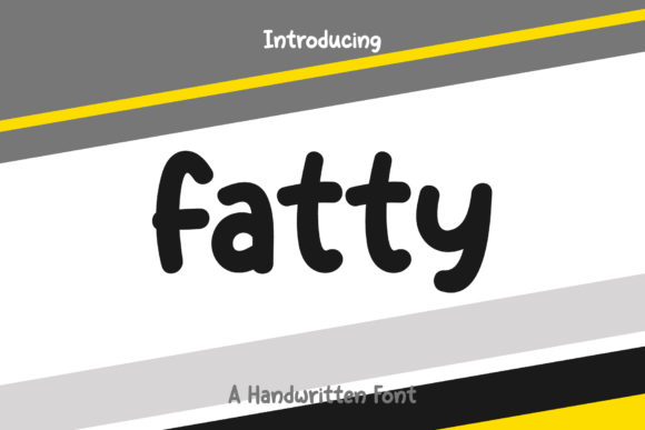 Fatty: A Chunky Handwritten Font That Packs Personality Into Every Project
