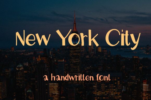 New York City: A Sweet & Friendly Handwritten Font