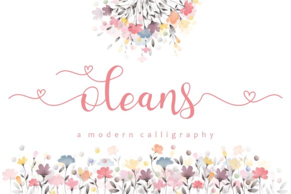 Oleans: The Art of Effortless Elegance in Modern Handwritten Design