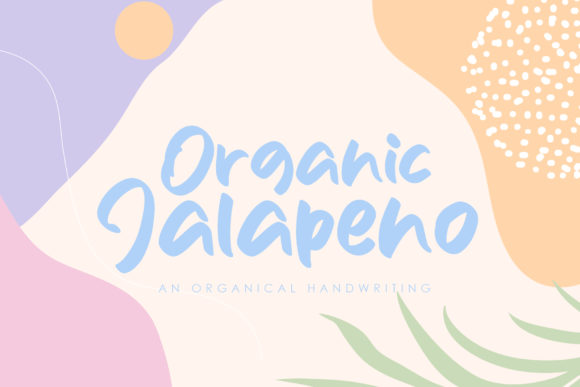 Organic Jalapeno: A Chunky Handwritten Font with Character