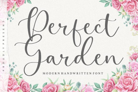 Perfect Garden: Evaluating a Delicate Handwritten Font for Your Design Projects