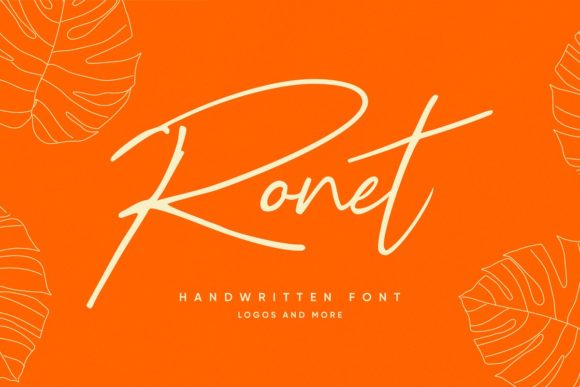 Ronet and the Strategic Value of Choosing a Delicate Handwritten Font