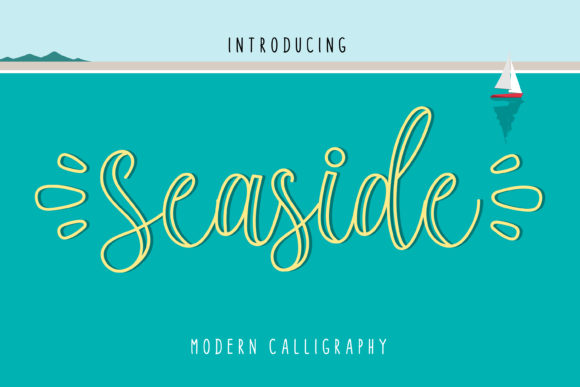 Seaside: The Handwritten Font That Flows Through Every Creative Project