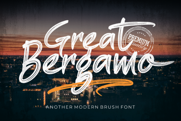 The Flowing Beauty of Great Bergamo: Elevating Your Creative Work with a Distinct Handwritten Font